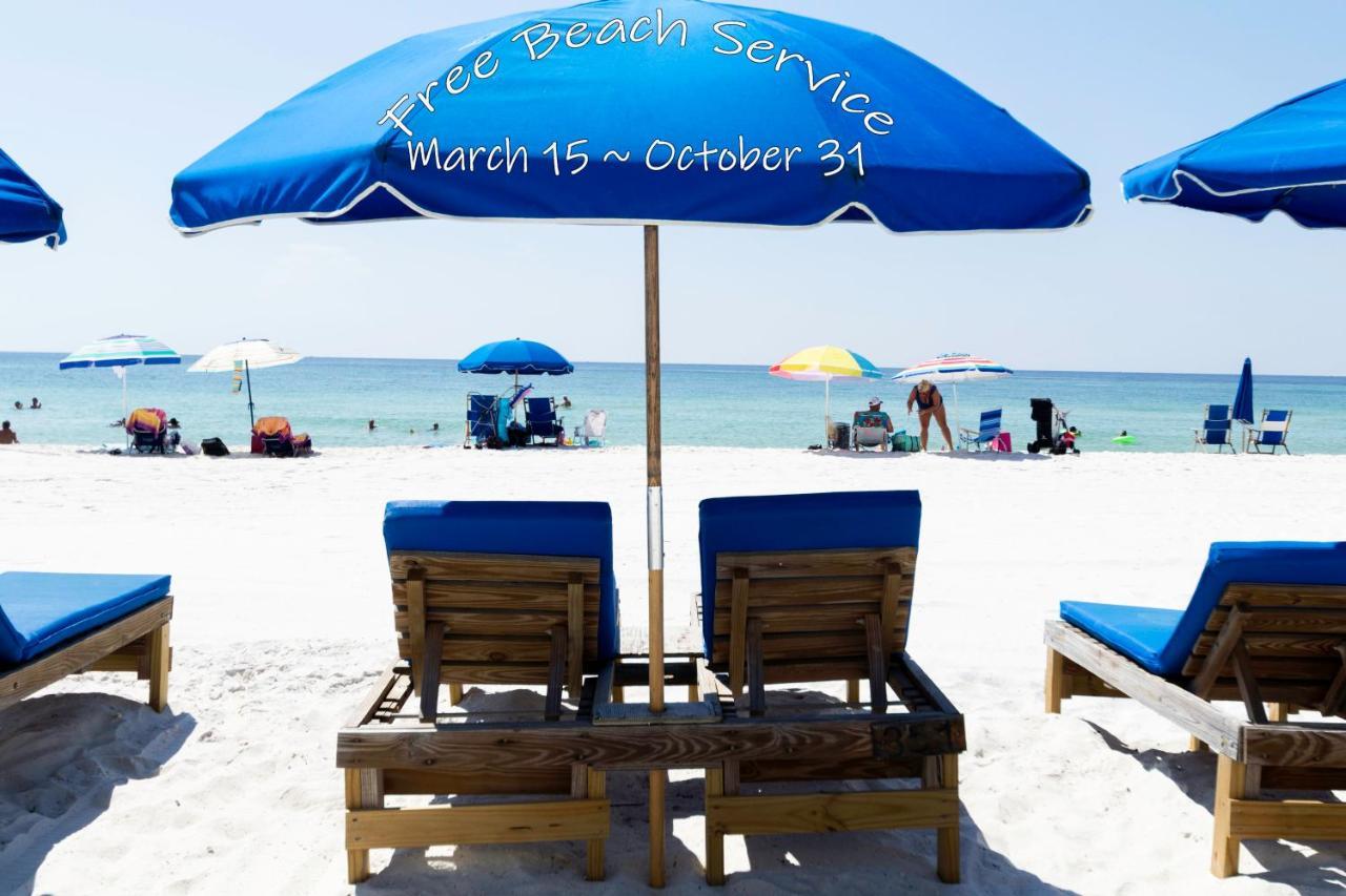 Beachfront & Free Beach Service-Master On Gulf! Panama City Beach Ngoại thất bức ảnh